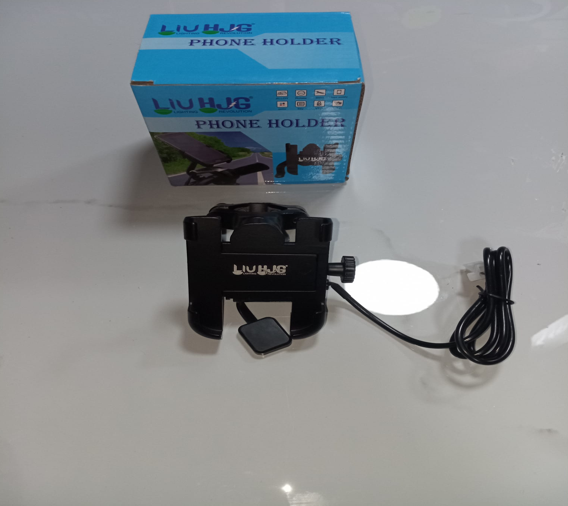 Soporte celular manillar con cargador