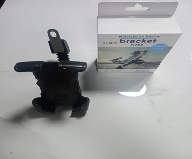 Soporte para celular agarre espejo con traba de seguridad